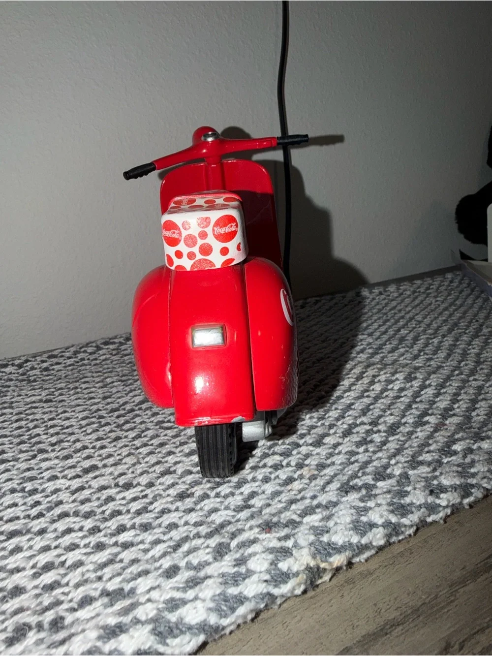 Coca Cola Red Vintage-Style Mini Scooter Toy
